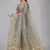 Grey woven silk saree with blouse