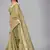 Beige woven silk saree with blouse