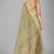 Beige woven silk saree with blouse