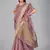 Purple woven silk saree with blouse