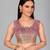 Purple woven silk saree with blouse