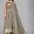 Grey woven silk saree with blouse