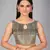 Grey woven silk saree with blouse