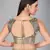 Grey woven silk saree with blouse