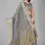 Light blue woven silk saree with blouse