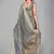 Light blue woven silk saree with blouse