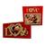 International Gift Synthetic Wood Love Shape Photo Frame  Set of 2