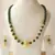 Gorgeous Emerald Gold Tone Necklace Set