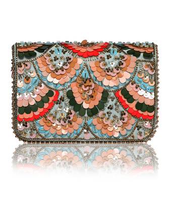 Gold Flap Clutch 1