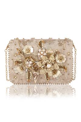 Gold Flap Clutch 1
