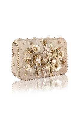 Gold Flap Clutch 2