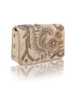 Gold Flap Clutch