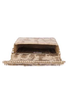 Gold Flap Clutch 2