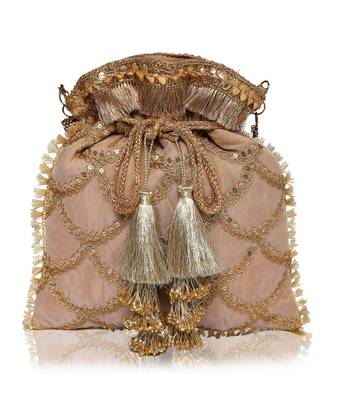 Gold Potli Bag 1