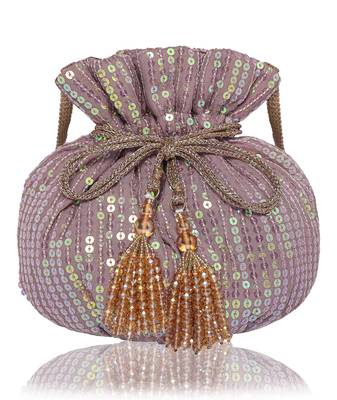 Purple Potli Bag 1