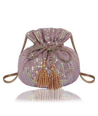 Purple Potli Bag 4