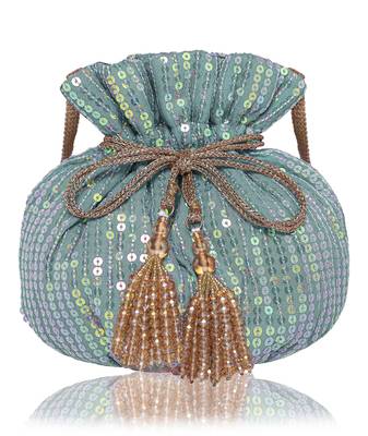 Blue Potli Bag 1