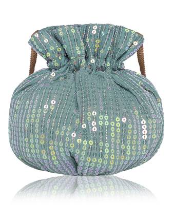 Blue Potli Bag 3