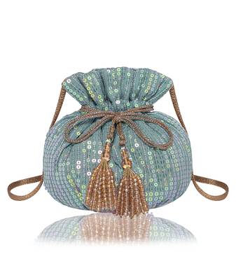 Blue Potli Bag 4