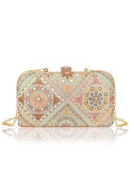 Gold Sling Bag Clutch 1