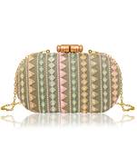 Gold Sling Bag Clutch