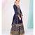 Royal Blue Readymade Georgette Palazzo Suit