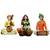 Karigaari India Polyresine Set of  Veena tabla harmonica Rajasthani Showpiece for Home Decor