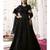 Black All Over Embroidered Festive Anarkali Suit