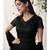 Black All Over Embroidered Festive Anarkali Suit