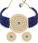 Simply Yours,Necklace, Earring & Maang Tikka Set(Red)