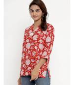 Cotton Floral Print top/Tunic for Womens/Girls