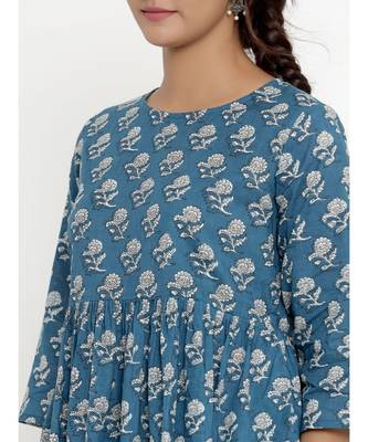 Cotton Floral Print top/Tunic for Womens/Girls 3