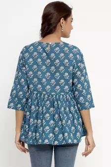Cotton Floral Print top/Tunic for Womens/Girls