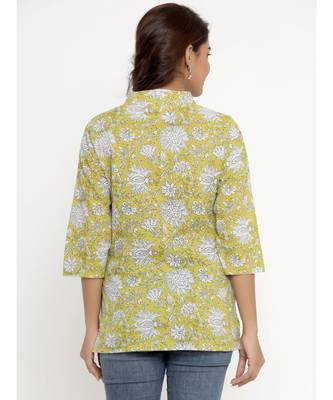 Cotton Floral Print top/Tunic for Womens/Girls 4