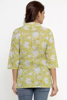 Cotton Floral Print top/Tunic for Womens/Girls