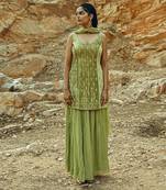 Pista Velvet Sharara Set