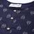 Navy-blue printed cotton ethnic-kurtis