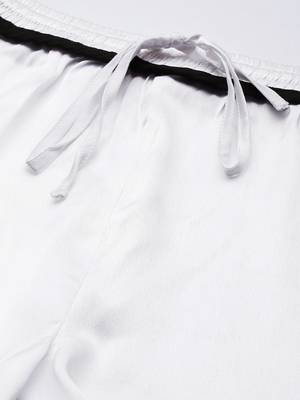 White plain polyester tunics 5