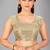 Beige woven silk saree with blouse