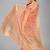 Peach woven silk saree with blouse