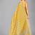 Yellow woven silk saree with blouse