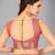 Pink woven silk saree with blouse