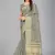 Grey woven silk saree with blouse
