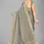 Grey woven silk saree with blouse