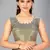 Grey woven silk saree with blouse
