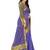 Leeza Store Women's Baby Pink Cotton Blend Kerala Kasavu Solid Plain Golden Zari Border Saree