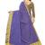 Leeza Store Women's Baby Pink Cotton Blend Kerala Kasavu Solid Plain Golden Zari Border Saree