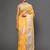Leeza Store Women's Mango Yellow Tissue Silk Silver Zari Floral Motifs Saree With Blouse Piece