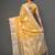 Leeza Store Women's Mango Yellow Tissue Silk Silver Zari Floral Motifs Saree With Blouse Piece