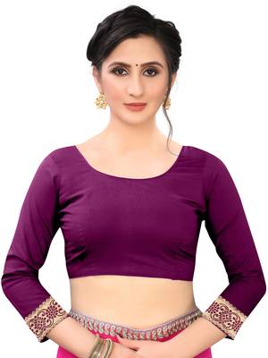Leeza Store Women's Hot Pink Silk Blend Jacquard Golden Zari Woven Traditional  Banarasi StyleSaree  5